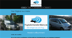 Desktop Screenshot of flughafentransfer-mainz.de